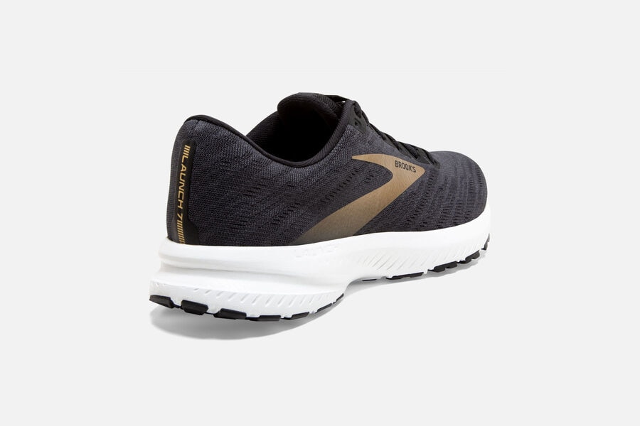 Brooks Launch 7 Road Loopschoenen Heren - Zwart/Goud - 320198PGB